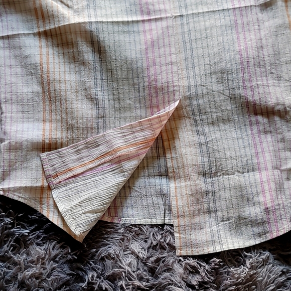 Madewell Lakeline Popover Shirt in Ombré Rainbow Plaid - Picture 11 of 11